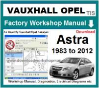 vauxhall astra Workshop Manual Download